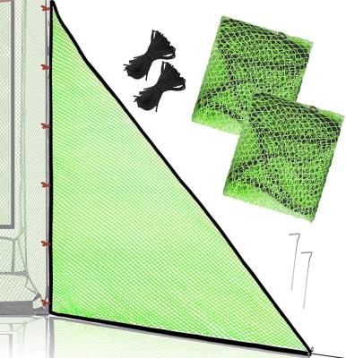 China Golf Event 2 in 1 Foldable Golf Hitting Cage Net with Target Cloth for Outdoor for sale