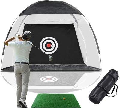 China Construction site guardrail golf hitting nets with target for swing training in the backyard for sale