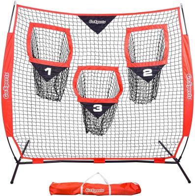 China Squash Racquet Football Throwing Net Using To Improve Throwing Accuracy Includes Foldable Bow Frame And Portable Carry Case for sale