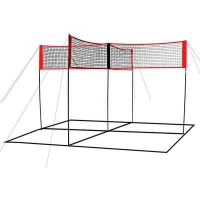 China Durable Quick Open Four Square Volleyball Net For The Park Beach Or Your Own Backyard To Play for sale