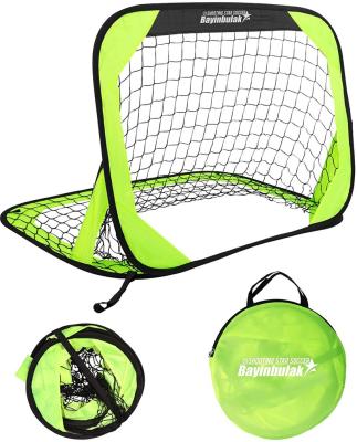 China Durable Pop Up Portable Soccer Goal Football Net For Kids Backyard Training for sale