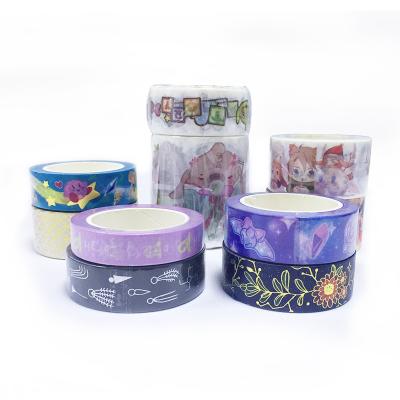 China Personal Letter Decoration Promotional Gift Flower Washi Paper Tape for Scrapbook for sale