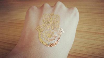 China Metallic temporary tattoo for sale