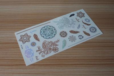 China Stock wholesales metallic tattoo designs M-T024 for sale