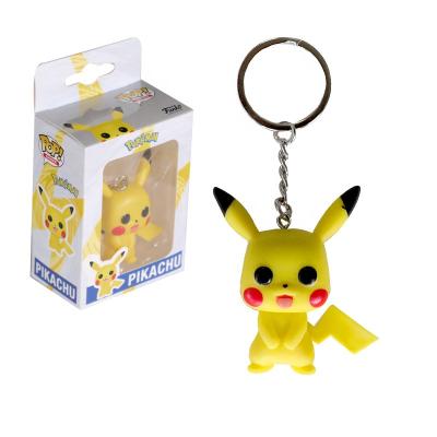 China Cartoon Toy FUNKO POP Pokemon Pika-Chu Action Number Toys Pokect Vinyl Doll Version Collection Model Model Gift Key Chain Wholesale for sale