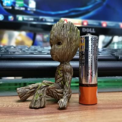 China Galaxy Groot Tiny Baby Tree Man Action Number Toys 6cm Cartoon Protector for sale