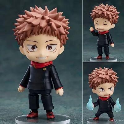 China Toy Man Character Action Numbers 1479 Jujutsu Kaisen Itadori Yuji Cute Cartoon Clay Face-changing Figure Model Doll Toys for sale