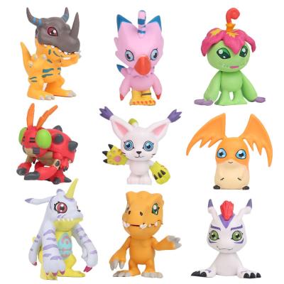 China Cartoon Toy 9pcs/set Japan Anime Digital Monster Digimon Model Toys Hands Action Number Collection Wholesale for sale