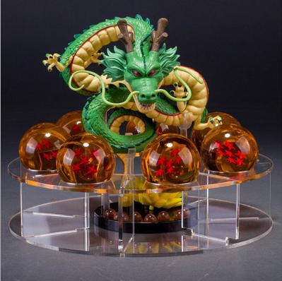 China Cartoon toy star Dragon-ball Z Crystal Ball TYPING GIFT BOX collection model toy for gifts set=7 hot 7 piece ball wishing dragon for sale