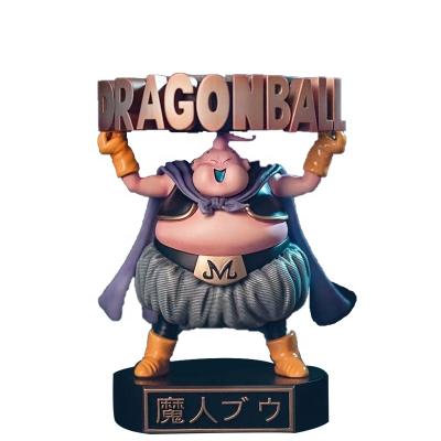 China Hot Japanese Anime Toy 2020 Majin Buu Cartoon Resin Toys Ashtray Cute Dragonball Anime Figure for sale