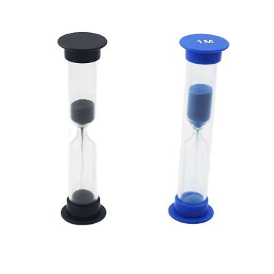 China Contemporary Colored Mini Sand 75 Second Timer Hourglass For Promotion Plastic Toys for sale