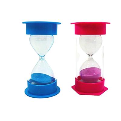 China Plastic 2 Minute Hourglass Home Toy Board Game Sand Timers Kids Decor Kids Hourglass Sale Decor for sale