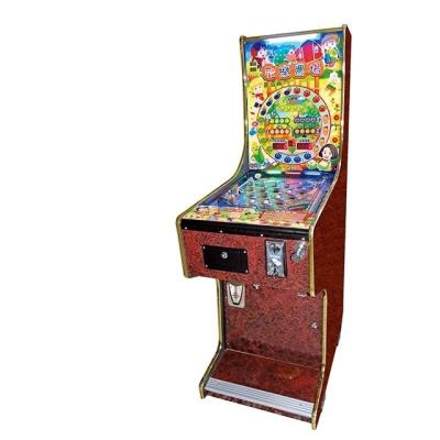 China Wooden+Metal Happy Farm Kids Invent Original Hot Selling Children's Coin Operated Game Pusher Game Machine for sale