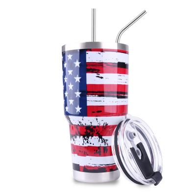 China US WAREHOUSE Workable In Stock 30oz America Style Double Wall Vacuum Insulated Travel Coffee Mug Tumbler Stainless Steel Tumbler Mug Cup for sale