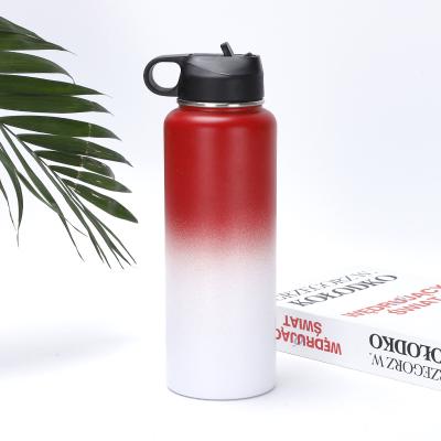 China Sustainable FREE SAMPLE Custom Logo Double Wall BPA Free Vacuum Insulated Stainless Steel Long Hot Wide Mouth 500ml Water Bottles for sale