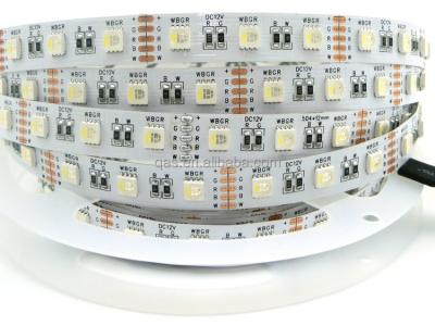 China PVC 5m RGBW RGBWW 5050 Led Strip Light DC 12V 24V 4 In 1 Chip Led Waterproof Non Waterproof 60led/m Indoor Outdoor Home Decoration for sale