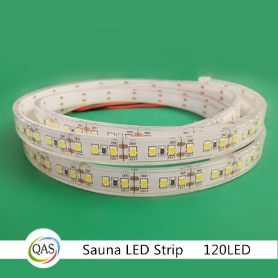 China Sauna and Spa Regions IP68 Sauna Strip Epistar Size Large 2835 Degree 10w Heat Resistant 120leds/m up to 110 for sale