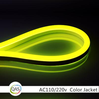 China PVC 2835120led outdoor neon color jacket neon red green blue white color neon strip for sale