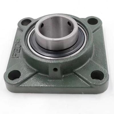 China Machine Part Good Quality Square Flange Mounted Units Seat Block Ball Bearing for sale