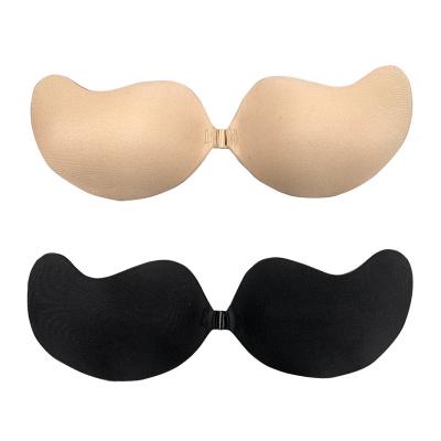 China Free Sample High Quality Antibacterial Pump Silicone Rubber Strapless Backless Bras For Plus Size for sale