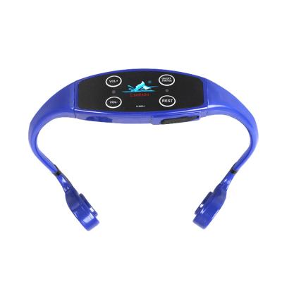 China Wireless FM Bone Conduction Real-time Communication Bone Conduction Swimming Teaching Earphone Transmitter Audio Receiver for sale