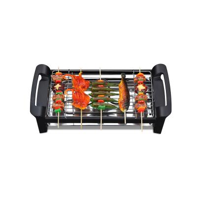 China 2000W Household Easy Grill With Removable Handle Drip Tray For Indoor Use Electric Barbecue Grill for sale