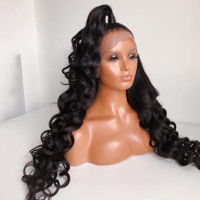 China Wholesale Human Hair Wigs 360 Curly Brazilian Hair Wigs Unprocessed Cheap Deep Loose Lace Front Wigs For Black Women for sale