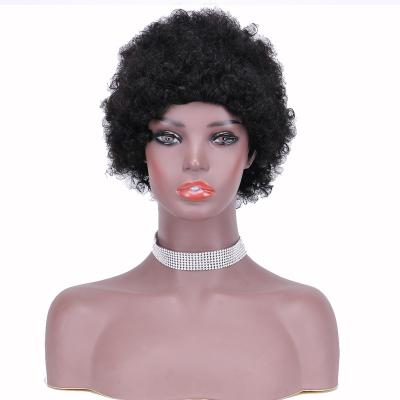 China Hot Sale Pixie Curls Wig For Black Afro Hair Wigs Pixie Cut Curly Human Hair Bob Wigs Raw Indian Human Curly Curly Short Curly Curly Women for sale