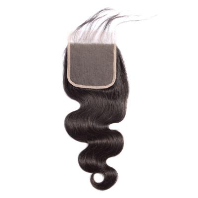 China Body Wave Remy Human Hair Melt Skins Pre Plucked Hair Lace Frontal Closure 5x5 Lace Frontal Closure For Black Women for sale