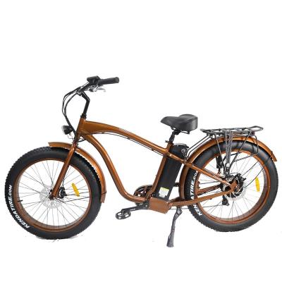 China 2020 Electric Bike Beach Cruiser 48v Aluminum Alloy Fat Tire Electric Bike for sale