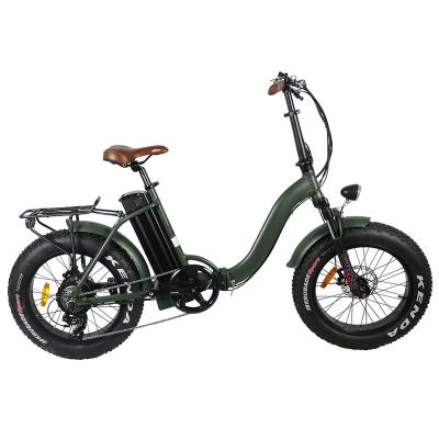 China aluminum alloy cheap fat tire folding electric bike for lady folding fat 20