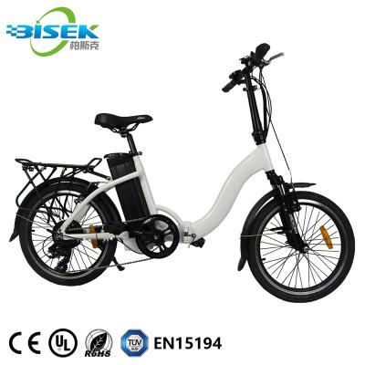 China Aluminum Alloy 20 Inch Cheap City Bike 10Ah 15Ah Foldable Electric Bike 48V 500W Ebike Light Folding Electric Bike for sale