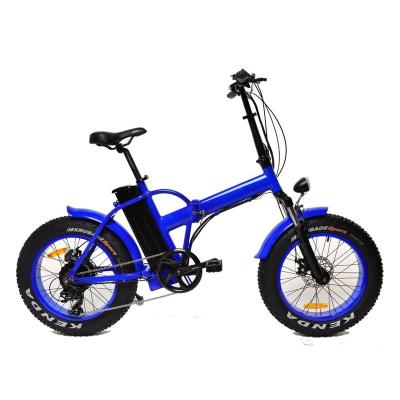 China Aluminum Alloy Green Power 48V 500W Small Fat Tire Folding Electric Bike For Wholesale Electric Bicycle e Bike for sale