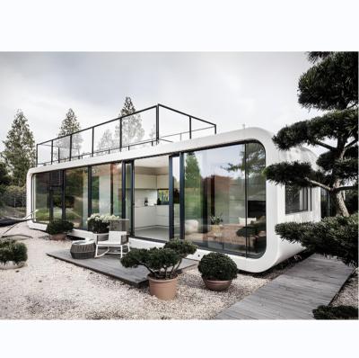 China High Quality Modern Construction Exquisite Prefab Mobile Container House Arc Garden Housing Mobile Plant for sale