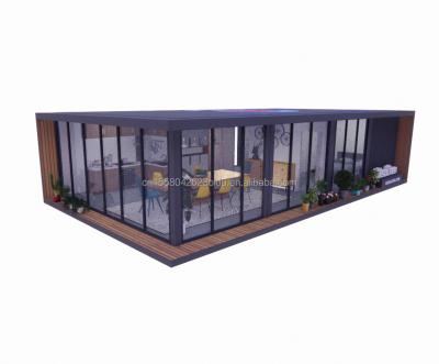 China 20FT modern luxury and cheap combination packing flat container, 2 rooms, 3 bedrooms, family accommodation, mobile house for sale