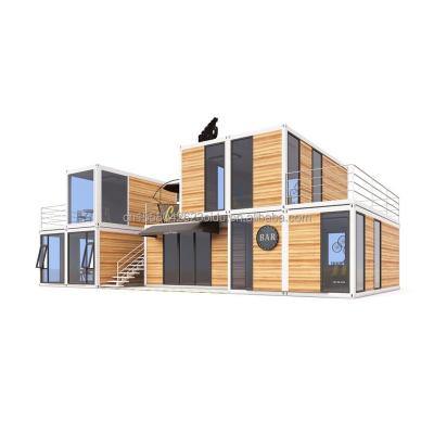 China Hot Sale Modern Cheap Prefab House 20FT Modern Flat Pack Container Villa Living Hotel Tiny Office Of Freight Cost With for sale