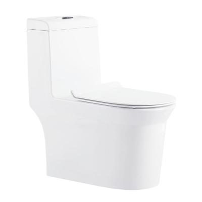 China Good Price GX1025 Double-Flow Strap Siphonic Flushing Sanitary Ware One Piece Toilet Siphon Jet Flushing Ceramic Floor Double-Flow for sale