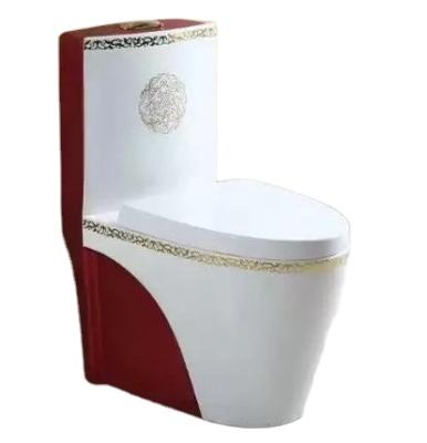 China Double-flow Tapa Inodoro Uf Wholesale Siphon flushing ceramic toilet from Rojo In South America Convenient pipe one-piece toilet large for sale