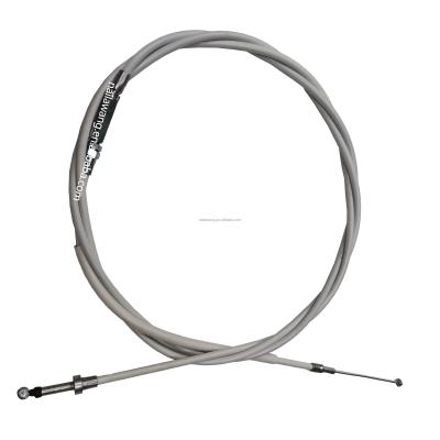 China original tricycle 3 wheel spare part quality PVC+steel outer casing BAJAJ 205 white gear shift cable price for sale