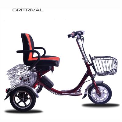 China Electric tricycle e bike ebike electro ride 3 wheel helper tricycle adult foldable electric cycle bicycle in USA for sale