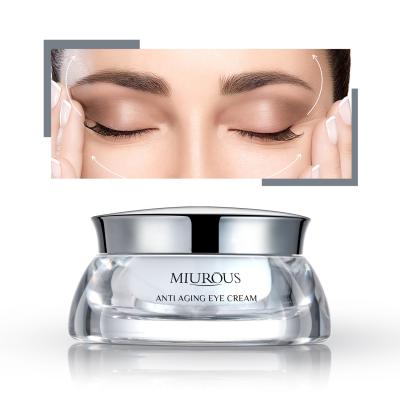 China Custom Logo Remove Eye Bag Eye Anti-Puffiness Wrinkle Gel Custom Cream Best Herbal Instant Under Eye Lift Cream For Dark Circles for sale