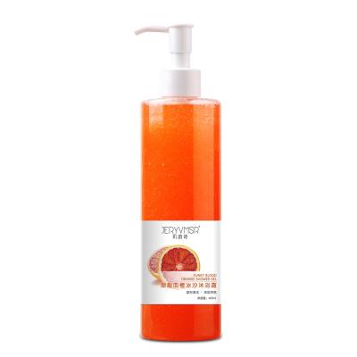 China Whitening BAWEI Organic Orange Mango Nourishing and Whitening Women Men Bath Shower Gel OEM Vegan Body Wash for sale