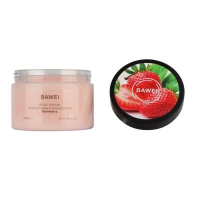 China Sugar Face Scrub Exfoliate Peach Organic Strawberry Whitening Exfoliator Private Label Coconut Body Scrub Peeling Cream for sale