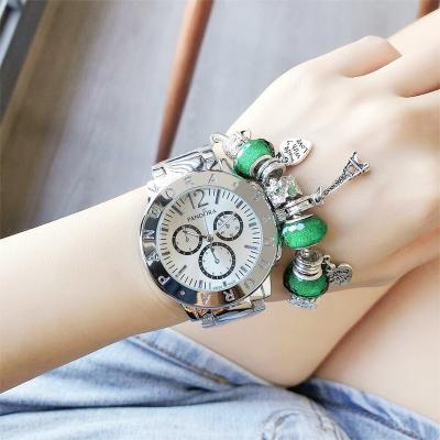 China Auto Date stainless steel Silver watch relojes finos quartz watch price low moq custom logo Three hand function fashionable mens watch for sale