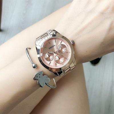 China Auto Date Original factory watch for women watch clock stainless steel waterproof Casual watch relogio feminino with factory prices for sale