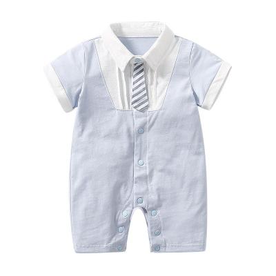 China Lovely baby boy casual jumpers rompers kids clothes wholesale toddler boy summer clothes kids clothing sets for sale