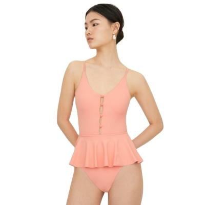 China Breathable Strap Bikini Swimwear Women's Swimwear Beach Wear Dress Bath One Piece Swimsuit for sale