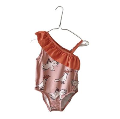 China New Style Baby Swimwear Baby Beachwear Solid Color Breathable Customizable Children Swimwear Printing Anti-UV Kids Swimsuit for sale