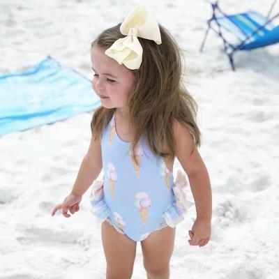 China Cute Breathable Comfy Quick-Dry Kids Swimwear Swimwear Small Baby Swimsuit Beach Wear Kids Bikini For Girls Breathable for sale