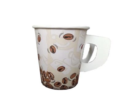 China Recyclable Hot Drink Paper Cup With Handle for sale